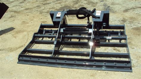 virnig skid steer land leveler w hydraulic ripper teeth|land leveler attachment.